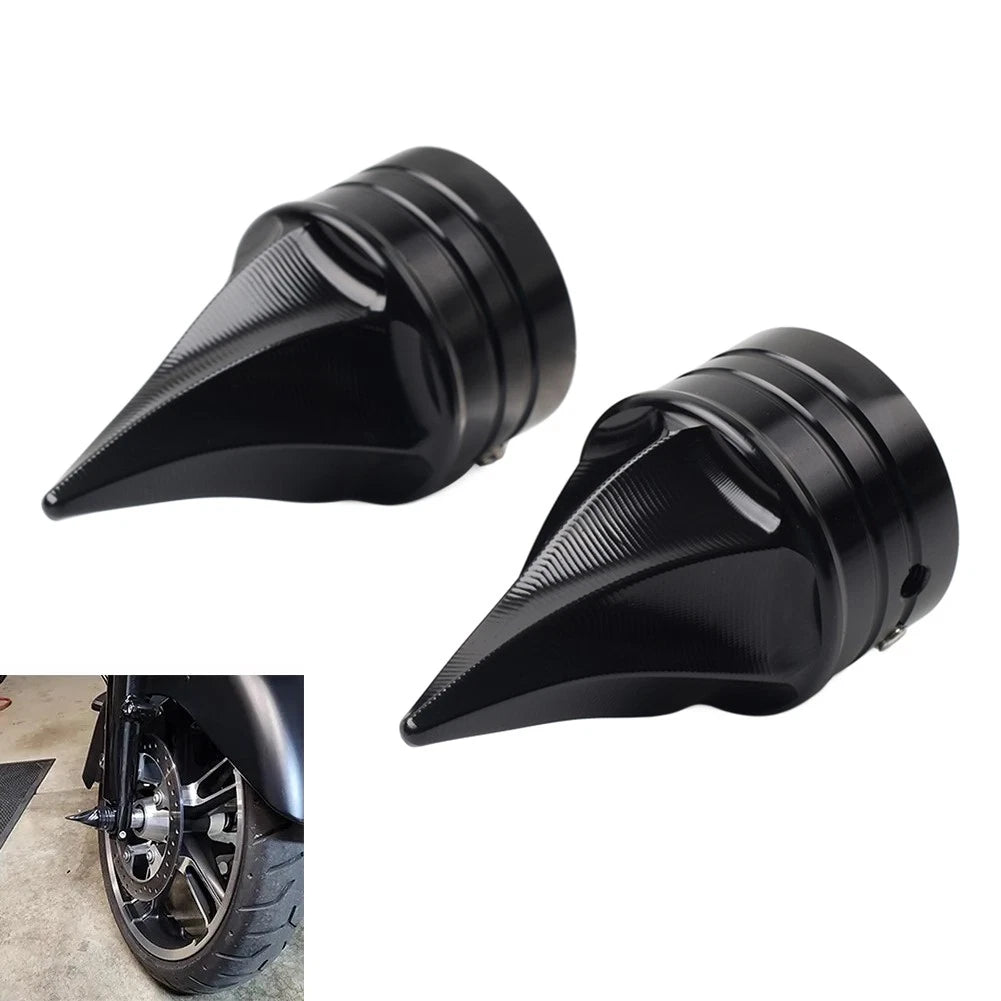 Front Axle Nut Cap Cover for Harley Touring Road Street Glide Softail (2014–2023)
