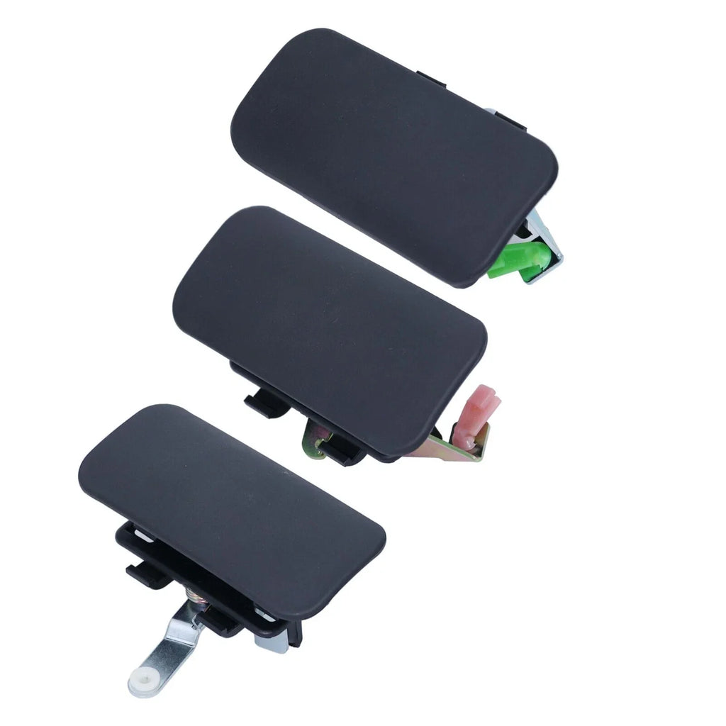 Set of 3 Door Handle Outer Black for Ford Transit (2000–2003)