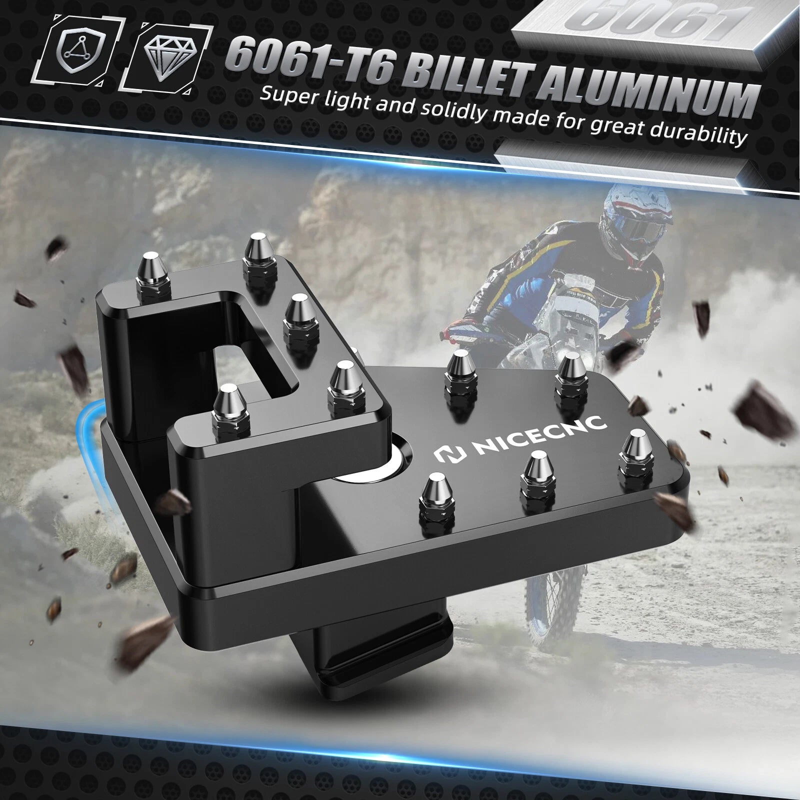 Dual Control Brake Step Plate for Yamaha Tenere 700 (2019–2024)