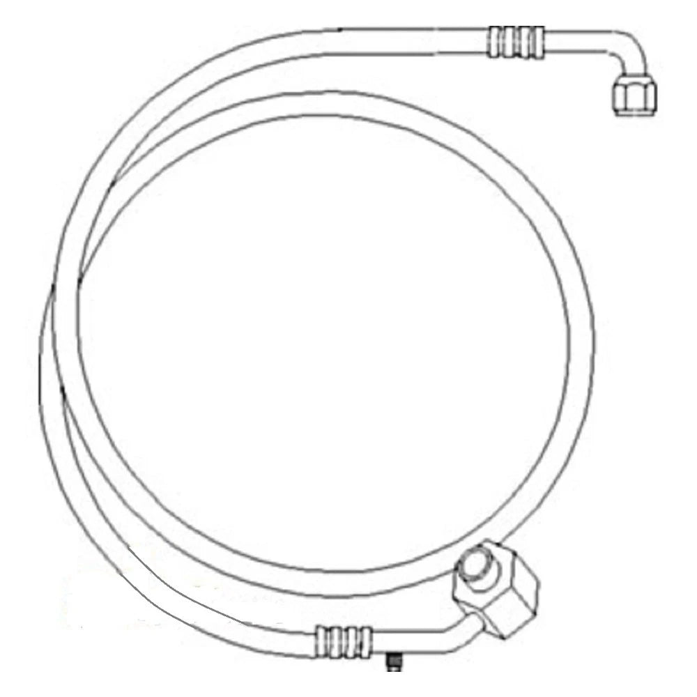 Compressor to Condenser Line for Allis Chalmers 8030 8050 8070 (1975–1985)