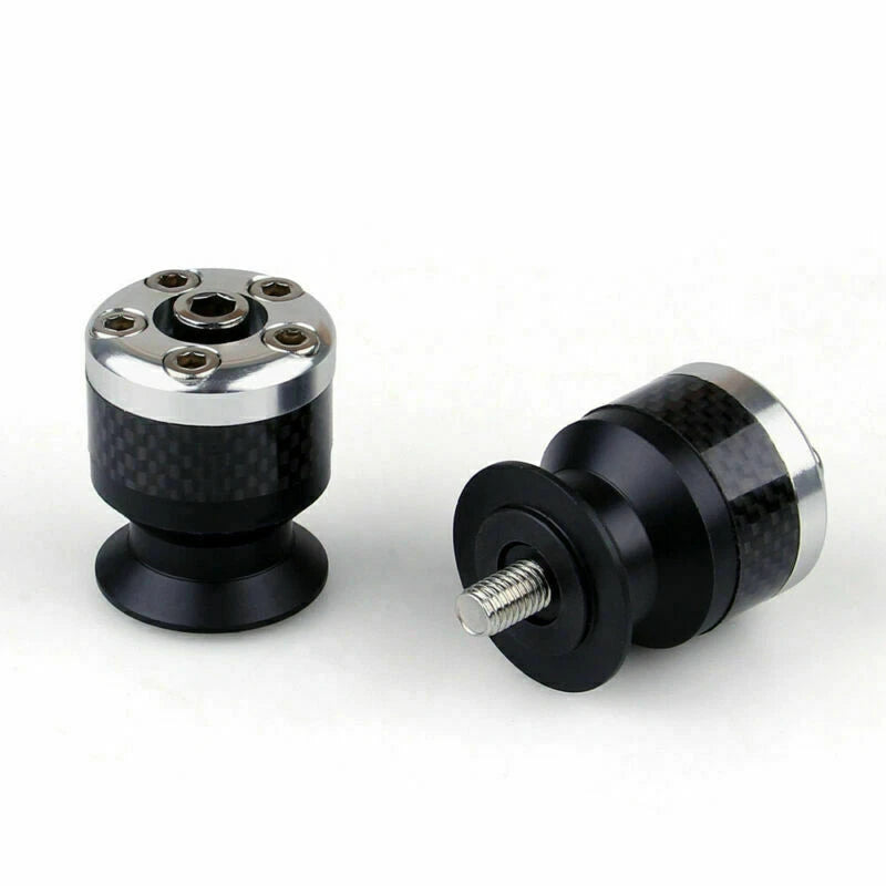 CNC Carbon Fiber 8mm Swingarm Sliders Spools for Ducati 1098 1198 Monster (2007–2012)