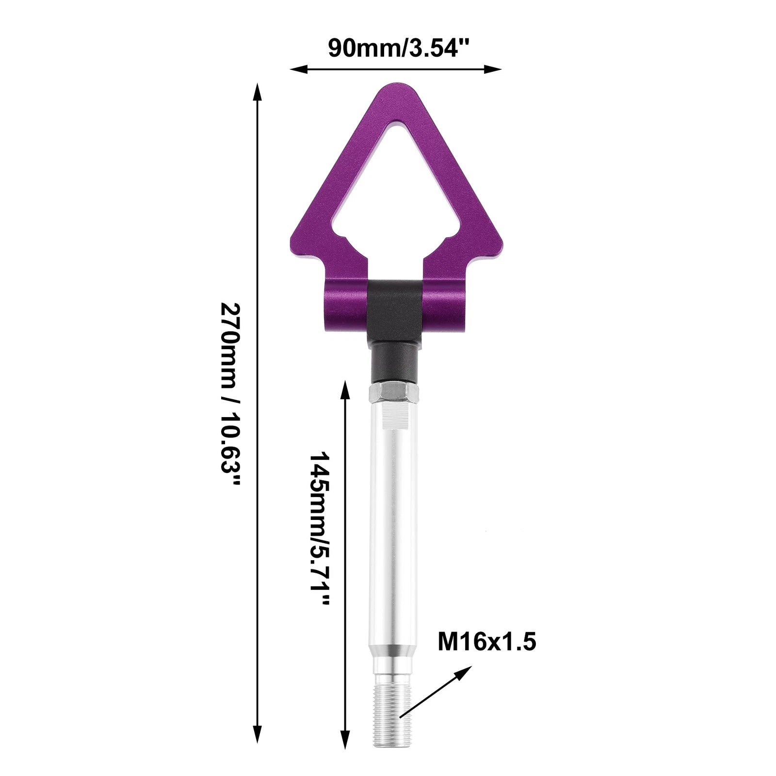 Tow Hook Screw for Subaru BRZ (2013–2021) - Triangle Shape, Purple