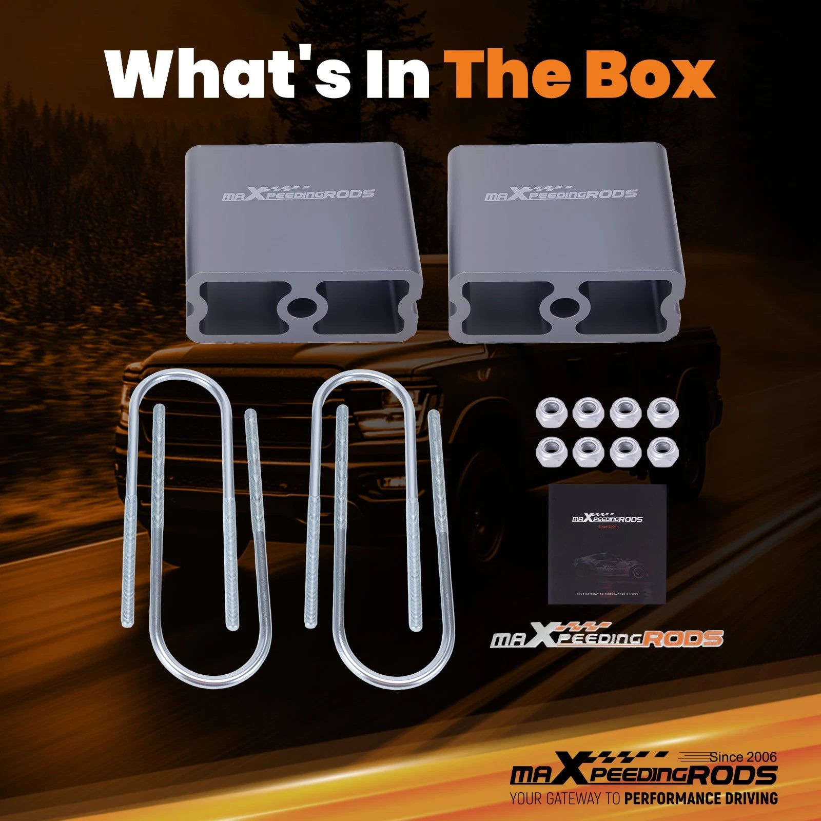 4" Billet Aluminum Suspension Lowering Kit for