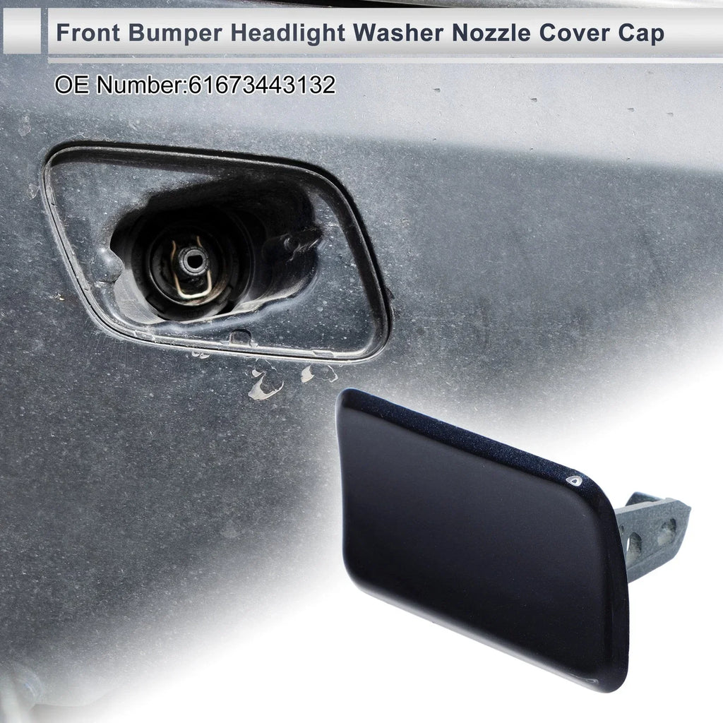 Front Right Bumper Headlight Washer Nozzle Cover Cap for BMW X3 Blue