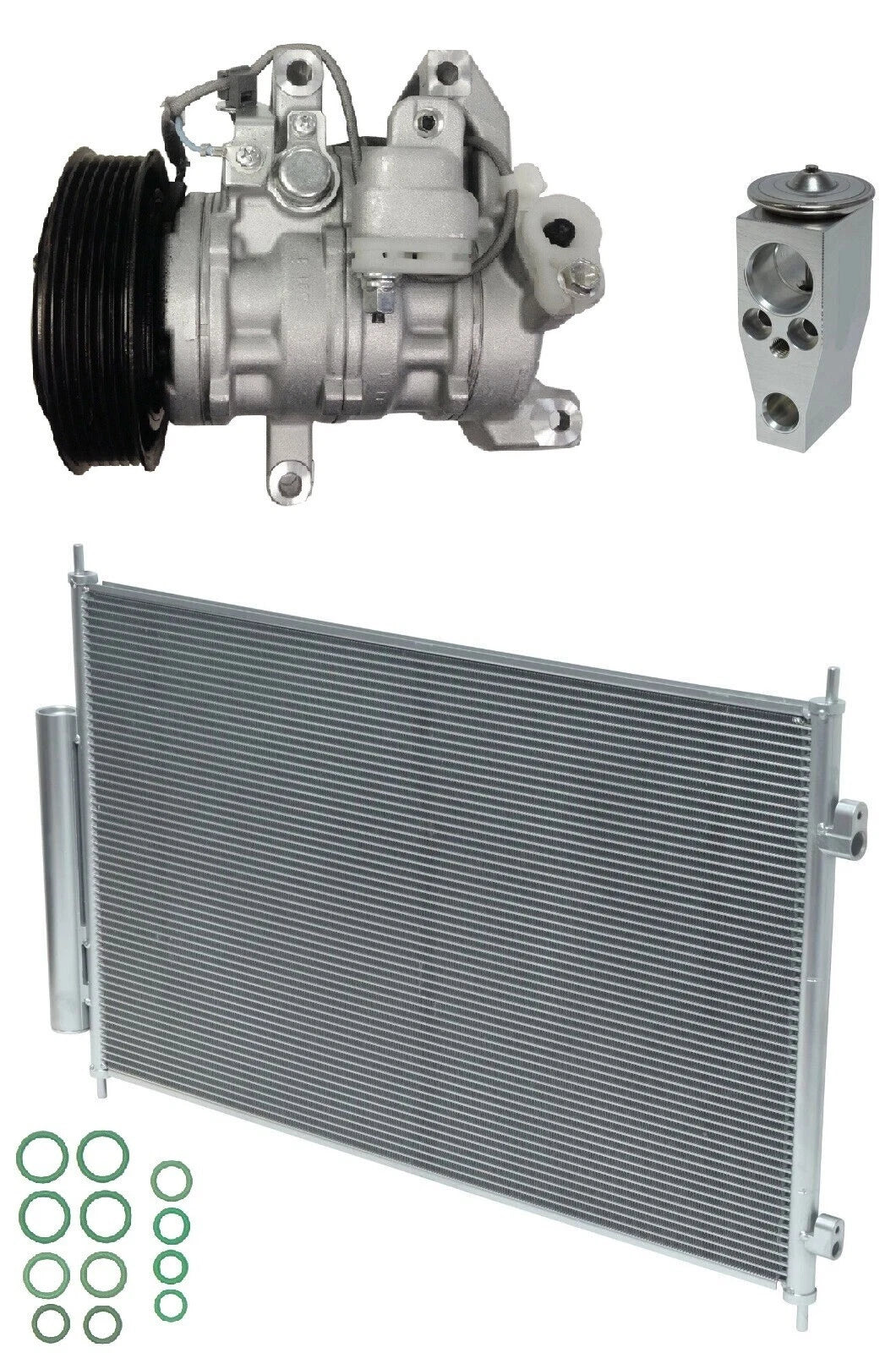 AC Compressor Kit With Condenser for Honda HR-V 1.8L (2018–2022)