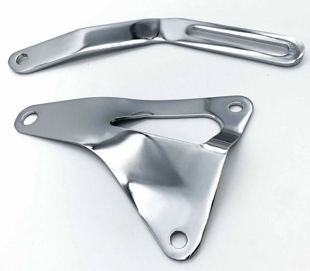 Chrome Alternator Bracket Set for 1966-1974 Ford Bronco 289 302