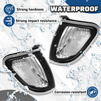 Pair of Clear Corner Lights Lamps w/Bulb for Toyota Tacoma (2001–2004)