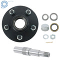 Round Spindle with Trailer Bearing Kit for Trailer (Fits Various Models)