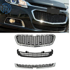 Set of 3 Mesh Grilles for Chevy Malibu (2014–2016)