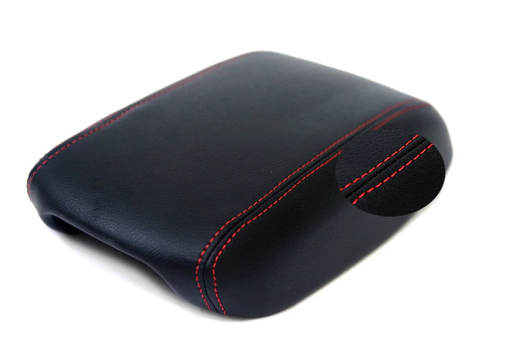 Center Console Armrest Cover for Dodge Dart (2013–2016) - Red Stitch