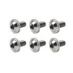 6 x Titanium Alloy M6x10mm Torx Head Bolts for Bike Motorcycle