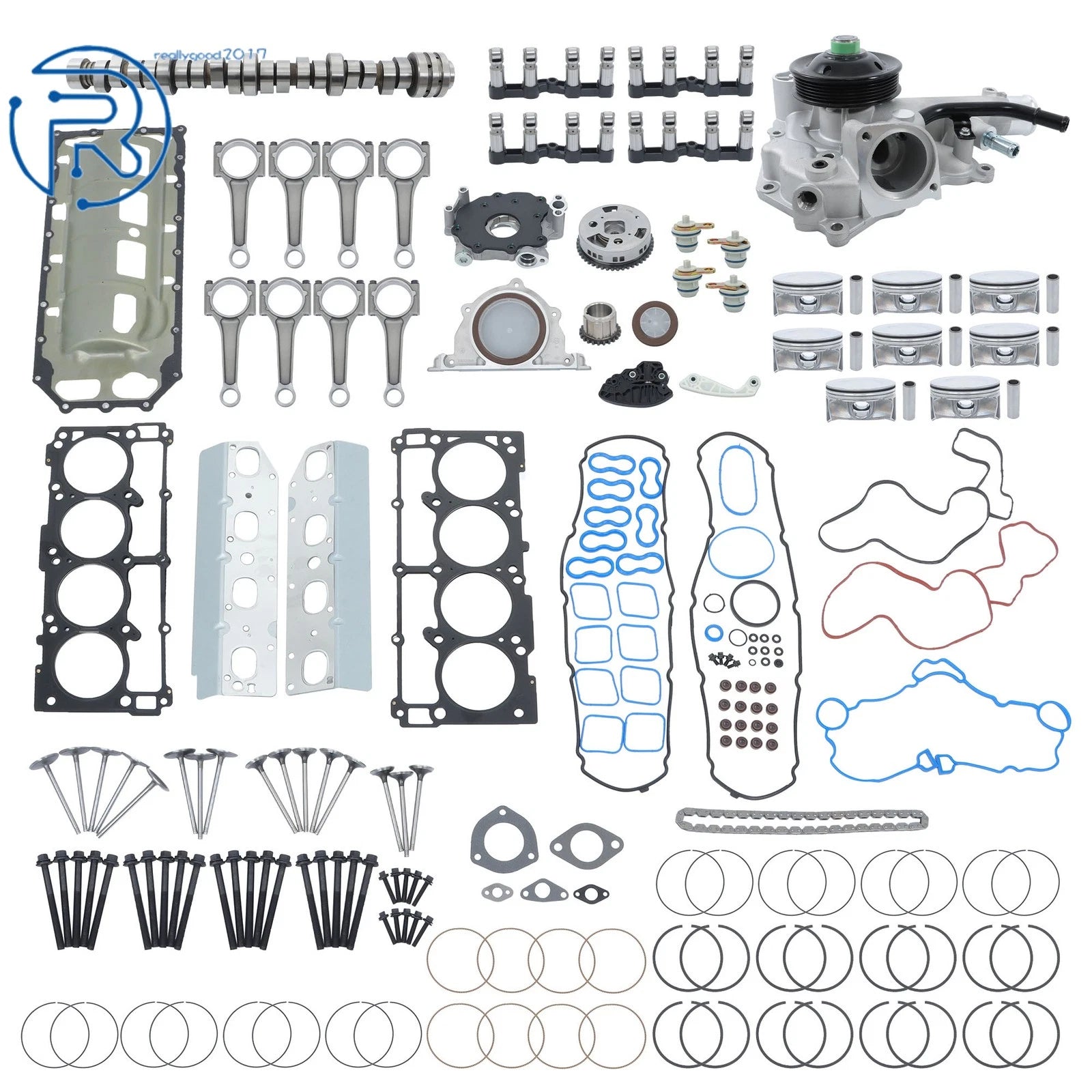 Complete MDS Engine Overhaul Rebuild Kit for Ram 1500 5.7L V8 (2011–2015)
