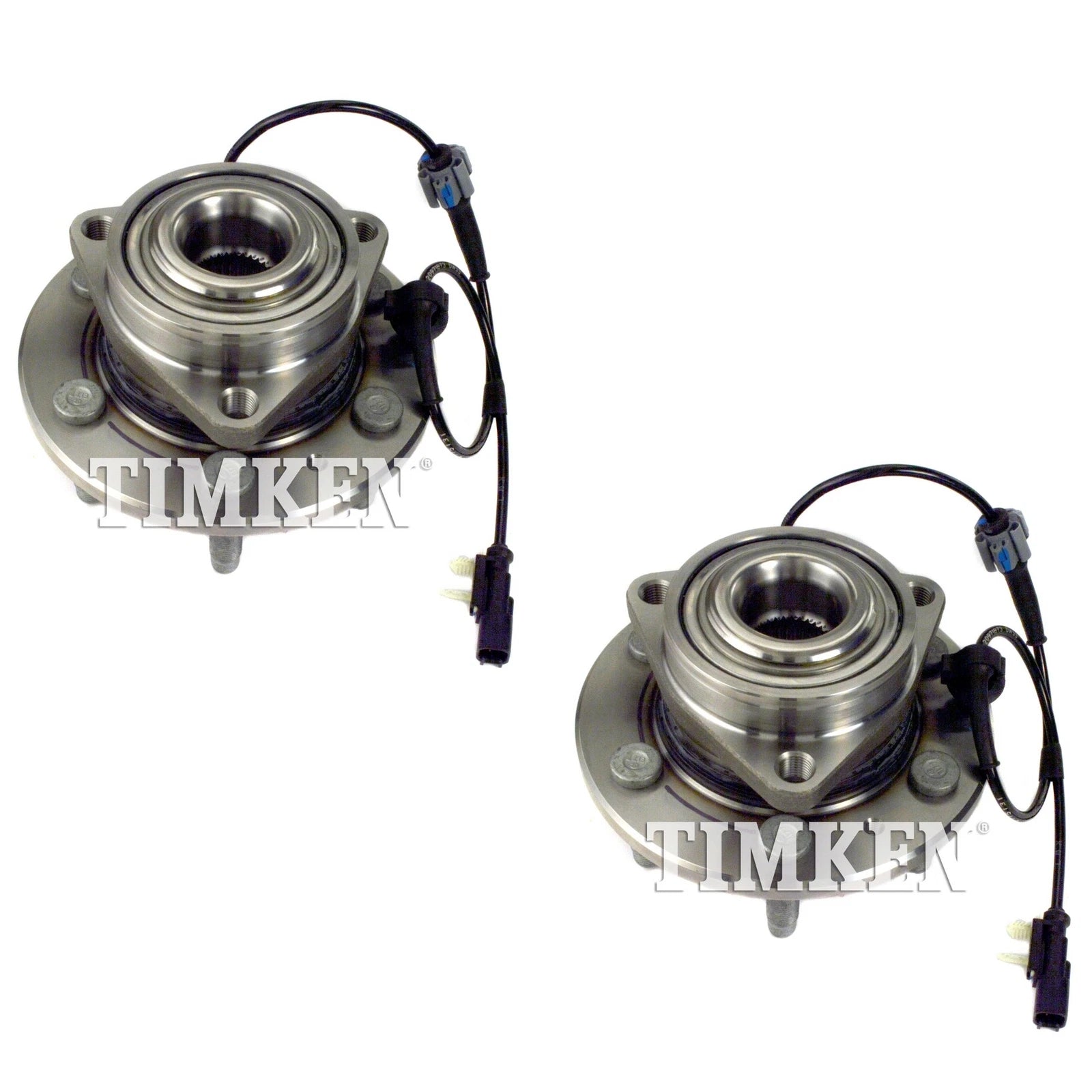 Set of 2 Timken Front Wheel Bearing Hub Kit for Cadillac Chevy 4WD