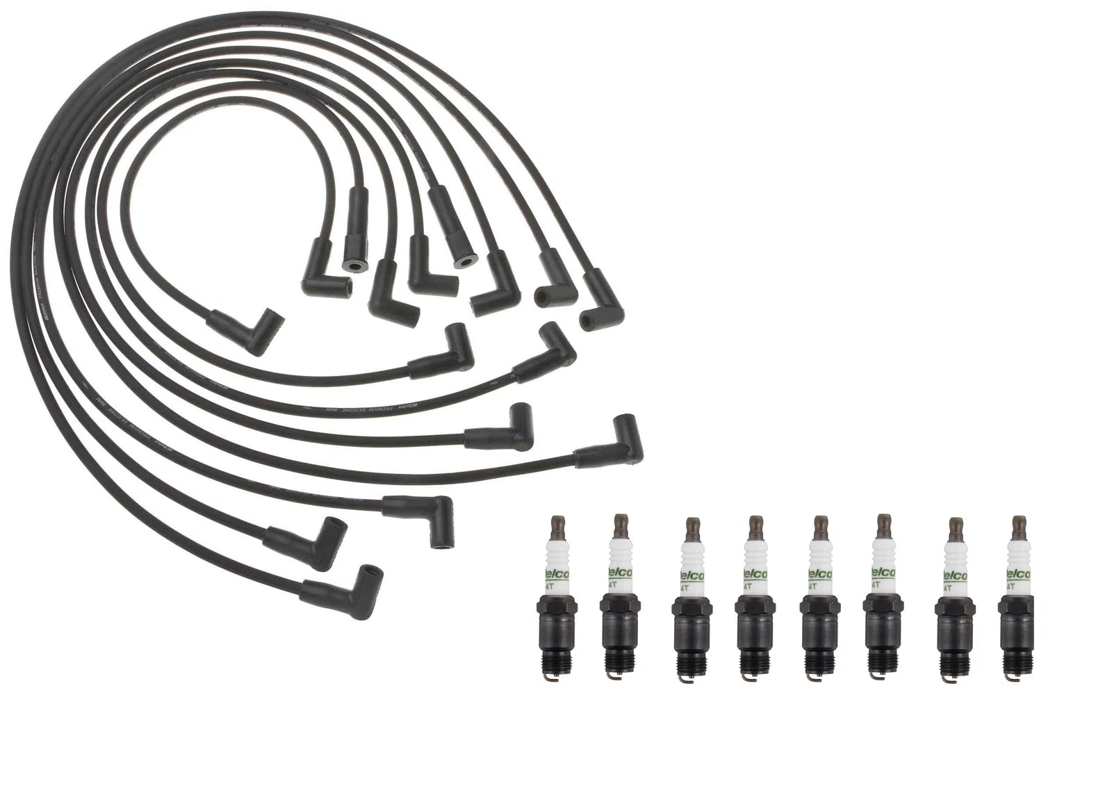Professional Ignition Wire Set & 8 ACDelco Spark Plugs for GMC C1500 (1990–1999)