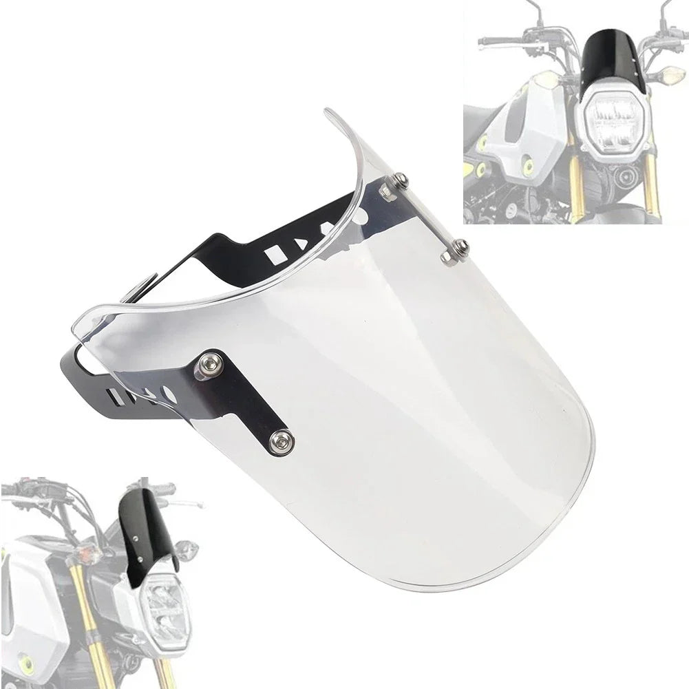 Clear Windshield Deflector for Honda MSX GROM 125 (2021-2025)