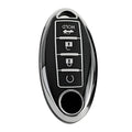 TPU 4-Button Key Shell Housing Cover for Nissan Murano, Versa, Note (2015-2023)