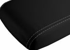 Leather Console Lid Armrest Cover for Dodge Challenger (2008–2014) Gray Stitch