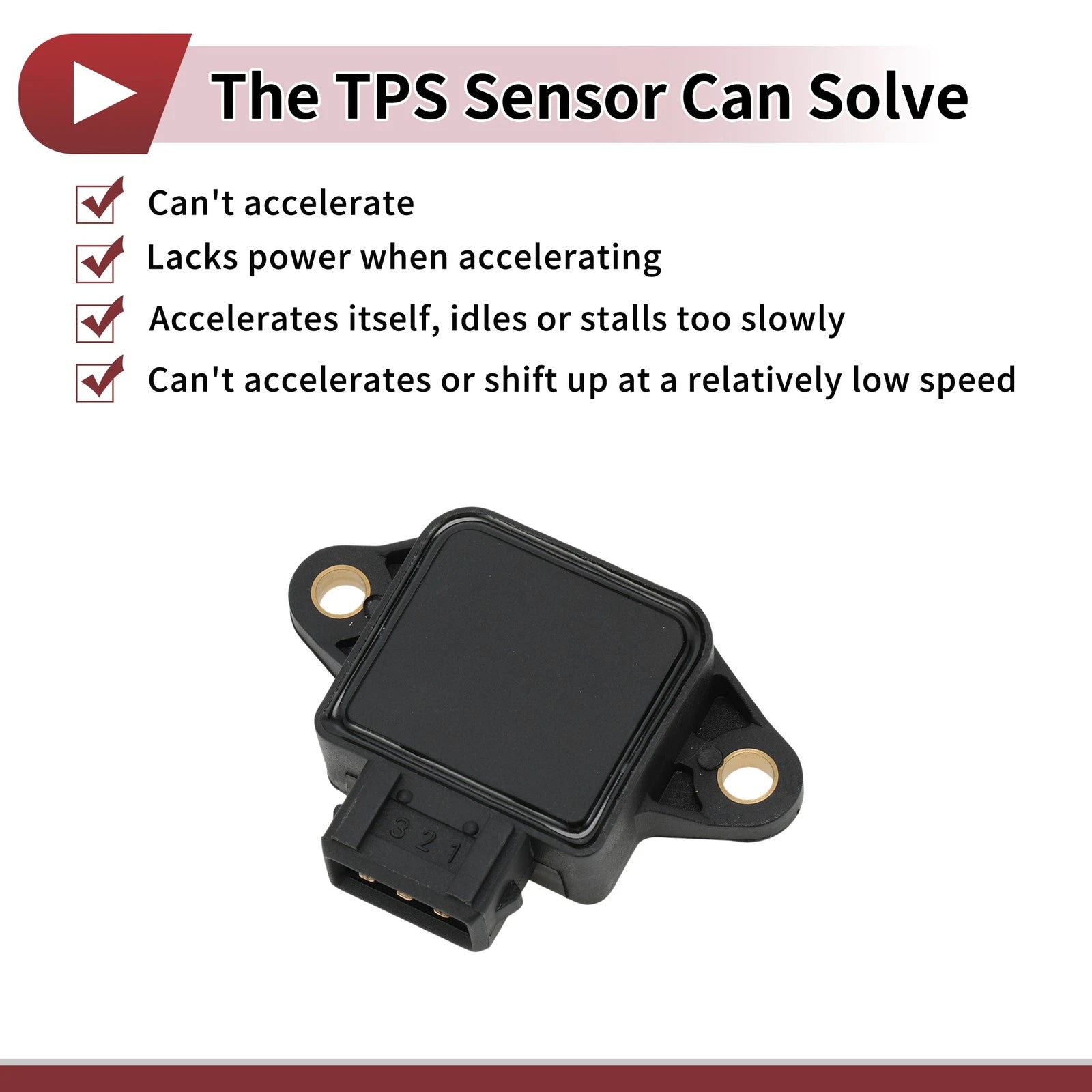 Throttle Position Sensor for Hyundai Accent (1995–1999) No.3517022010/72408124