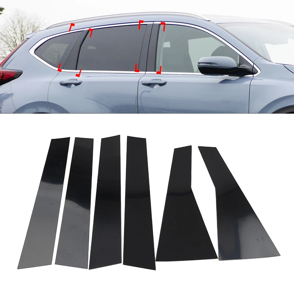 Pillar Post Door Window Cover Trim Kit for Honda CR-V (2017–2022)
