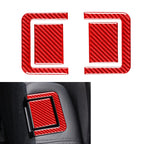 4X Carbon Fiber Rear Seat Adjustment Panel Cover Trim for Toyota Tundra (2014–2021)