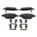 Set of 4 Bosch QuietCast Rear Ceramic Brake Pads for Cobalt HHR Malibu G5 G6 Aura Ion (2005–2010)