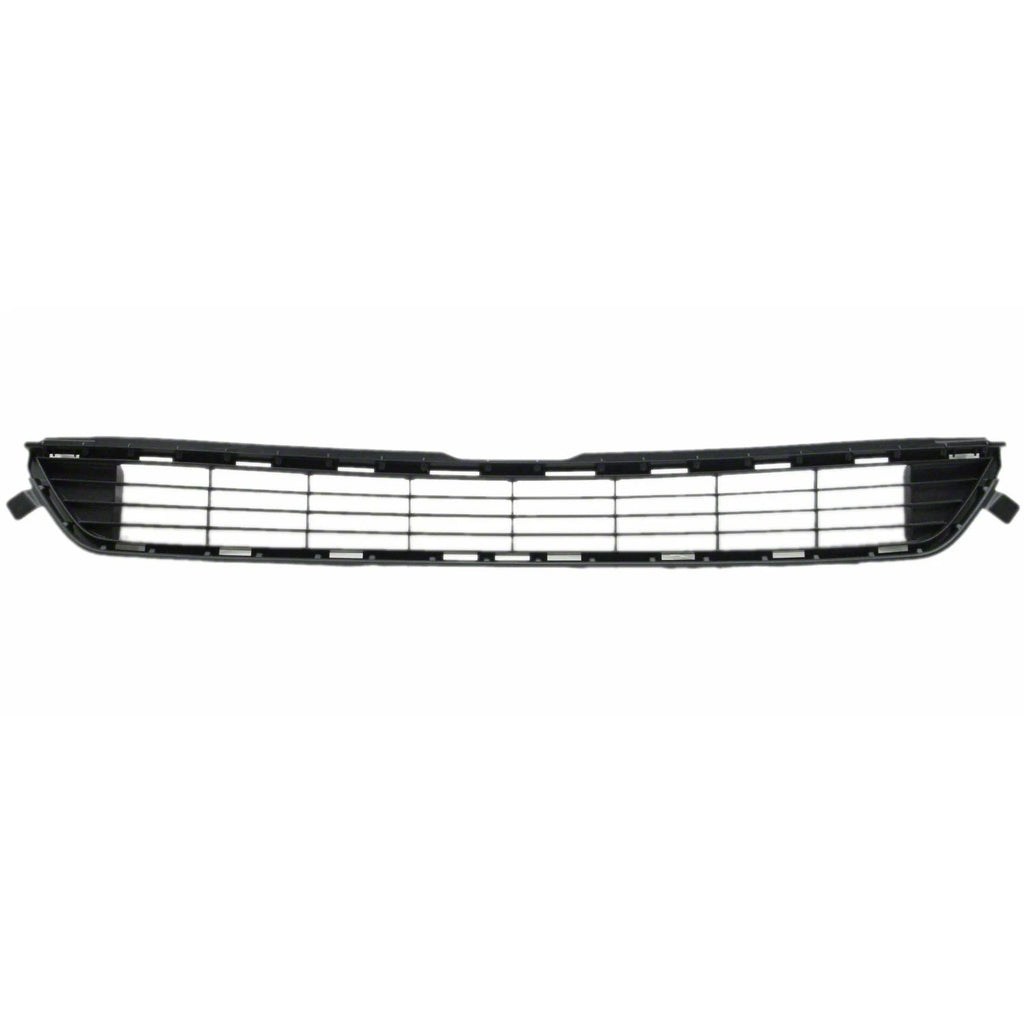 Replacement Gray Matte Polypropylene Front Bumper Cover Grille