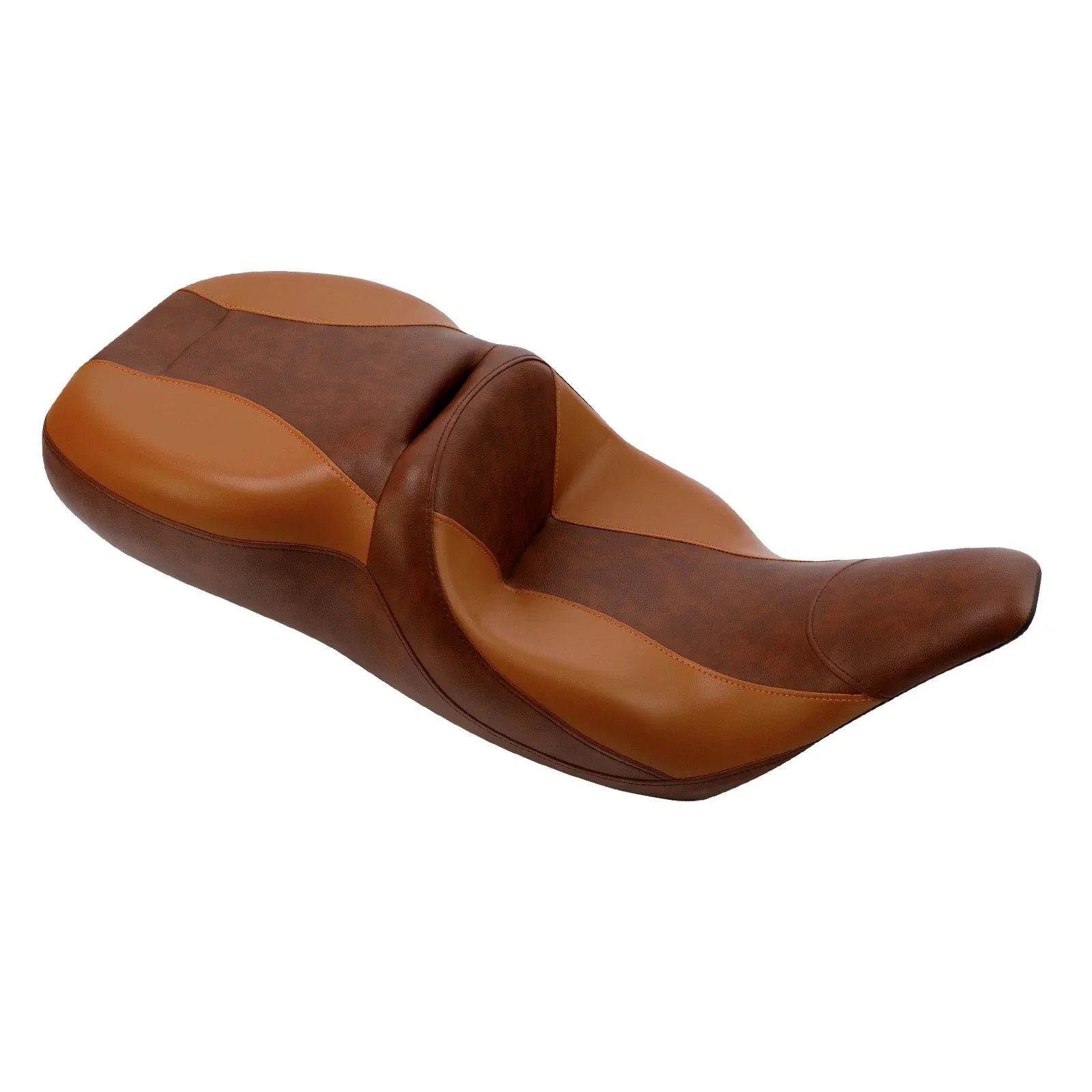 Driver & Passenger Seat for Harley Electra Glide FLHT (1997-2007) Brown
