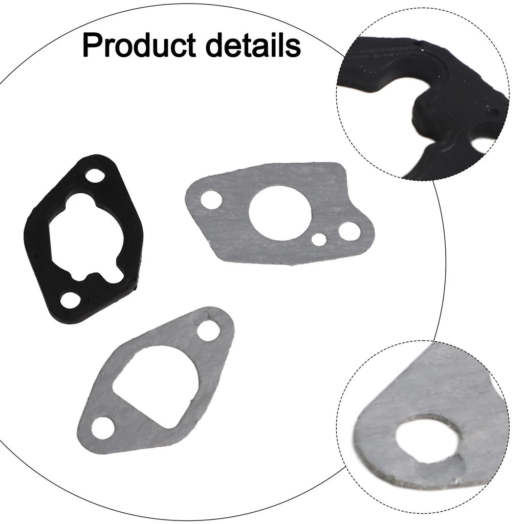 Set of 3 Carburetor Gaskets for Garden Carburetor