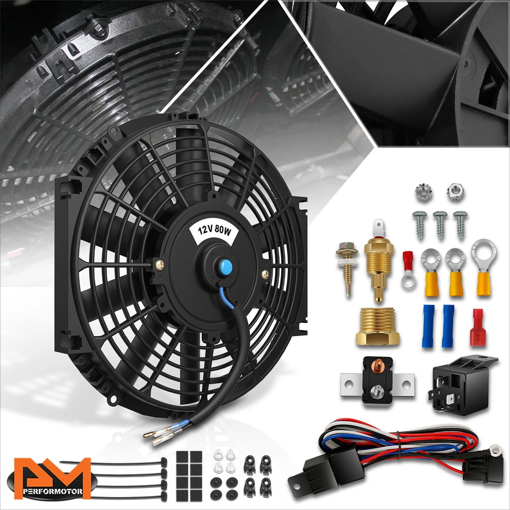 10" Electric Radiator Cooling Fan for Universal Fit (12V)