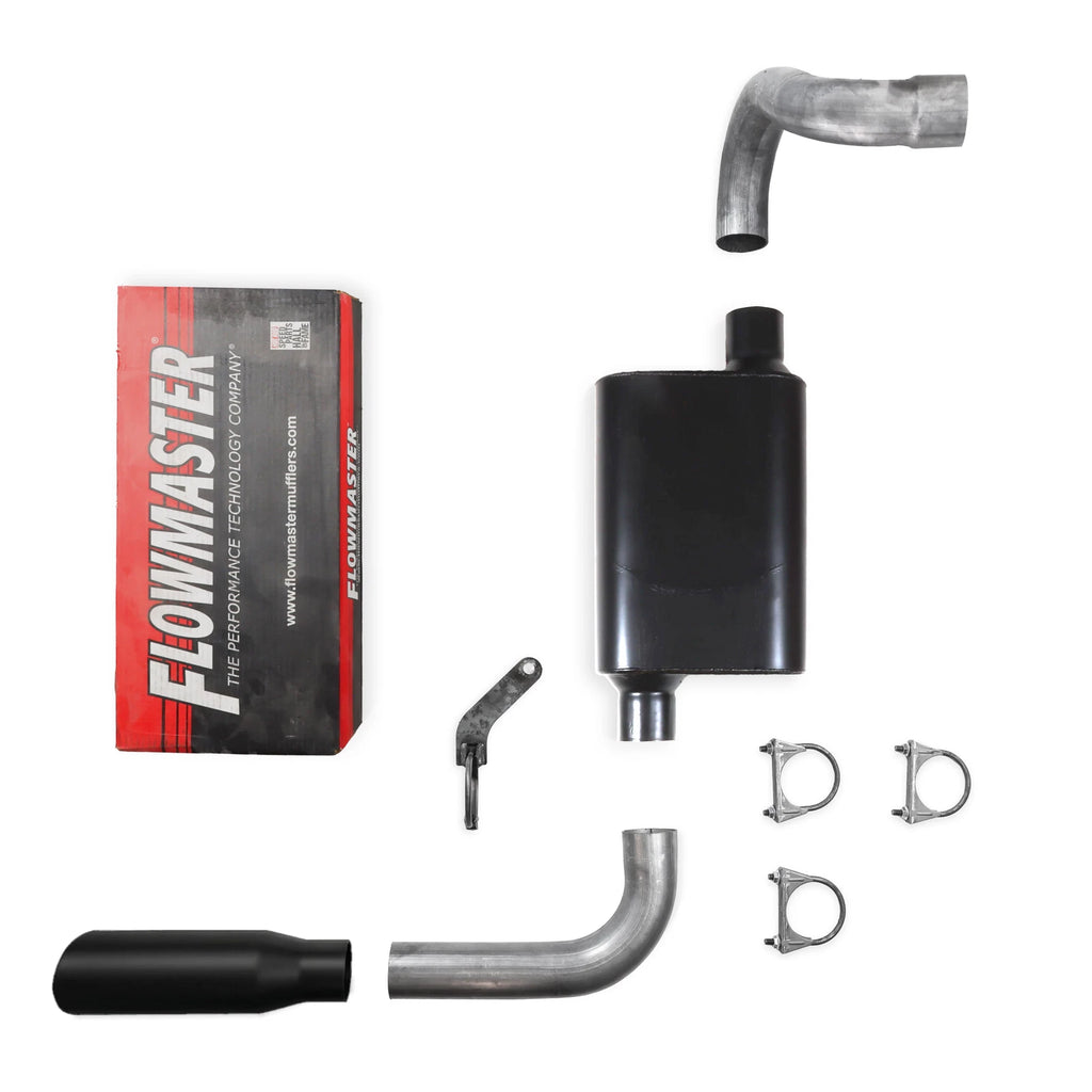 2.5" Single Exhaust Kit for Jeep Wrangler (2018–2025) Flowmaster 40 Series Tip