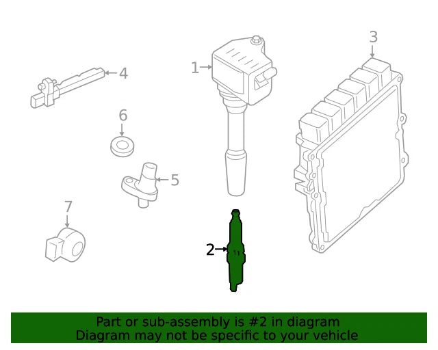 Genuine OEM Spark Plug for BMW (2011–2015) 12122455258
