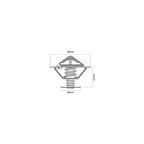 Thermostat for Toyota Hilux (1999–2020)