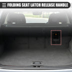 Seat Latch Release Handle for Toyota Sienna (2014–2018) No. 7290908011C0 Black