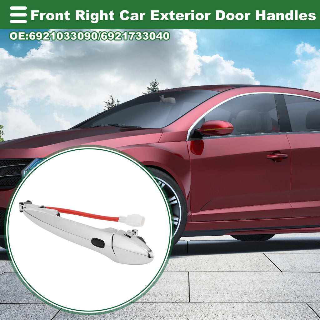Front Right Door Handle No. 6921033090 for Lexus ES350 (2007–2012) Silver Tone
