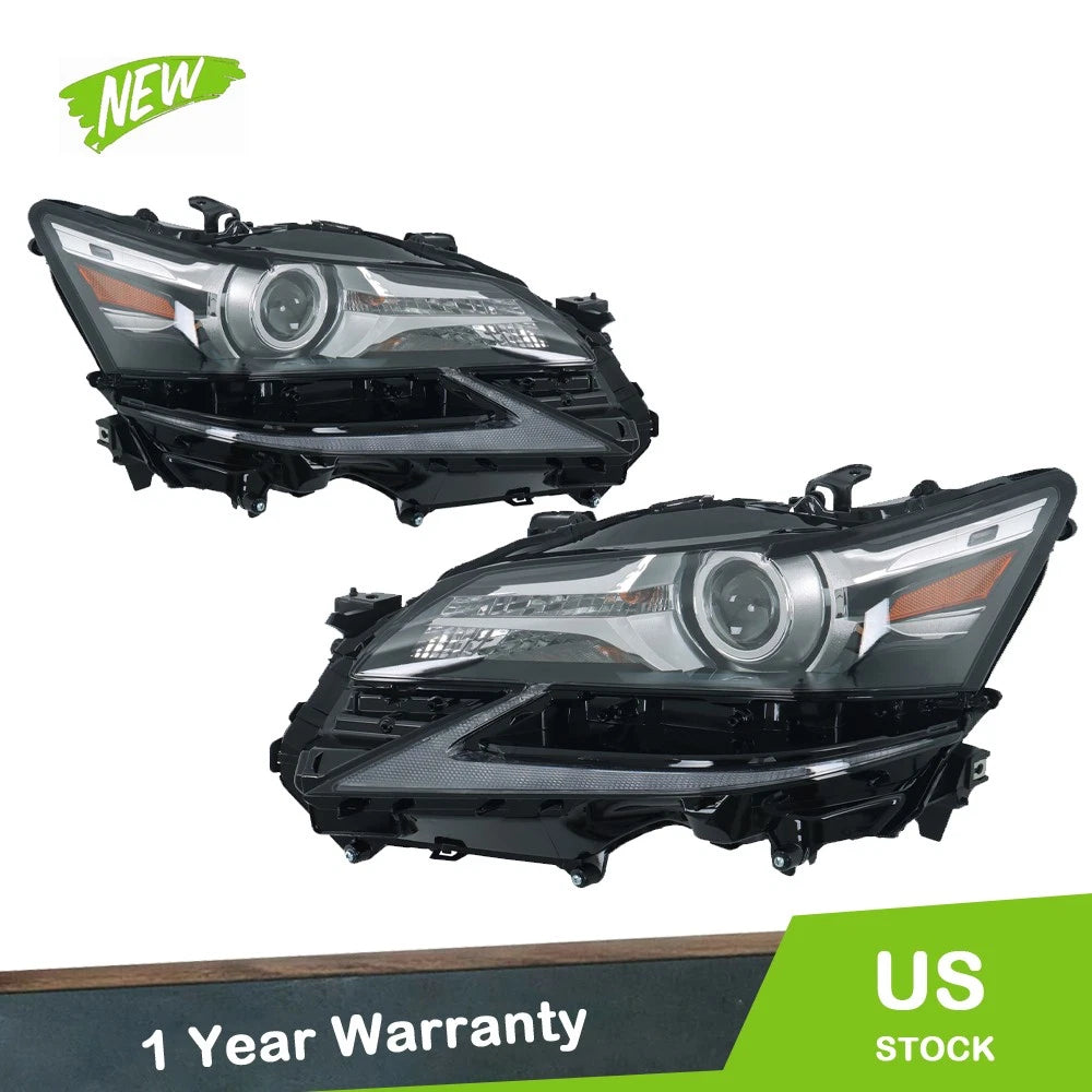 Set of 2 LED Headlights for Lexus GS350 GS-F GS200t GS450h (2016–2020)