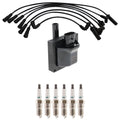 Set of 6 Ignition Coils & Iridium Spark Plugs for GMC Jimmy (1994–2001)