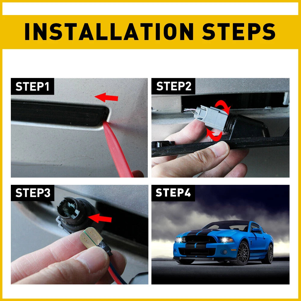 LED Side Rear Marker Light for Ford Mustang (2010–2014) EXV