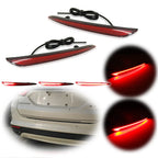 Set of 2 Red LED Rear Bumper Reflectors for Ford Fusion/Mondeo (2013–2018)