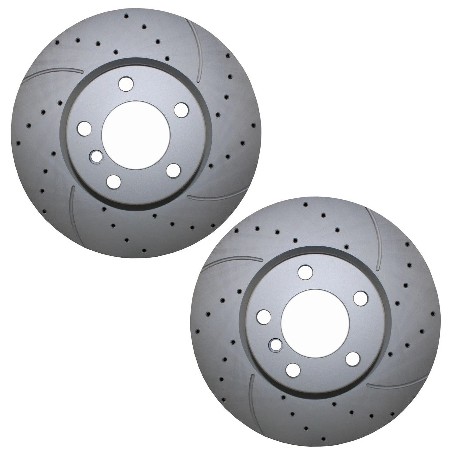 2X Front Drilled Coat 330mm Brake Rotors for BMW F22 F23 F30 F36