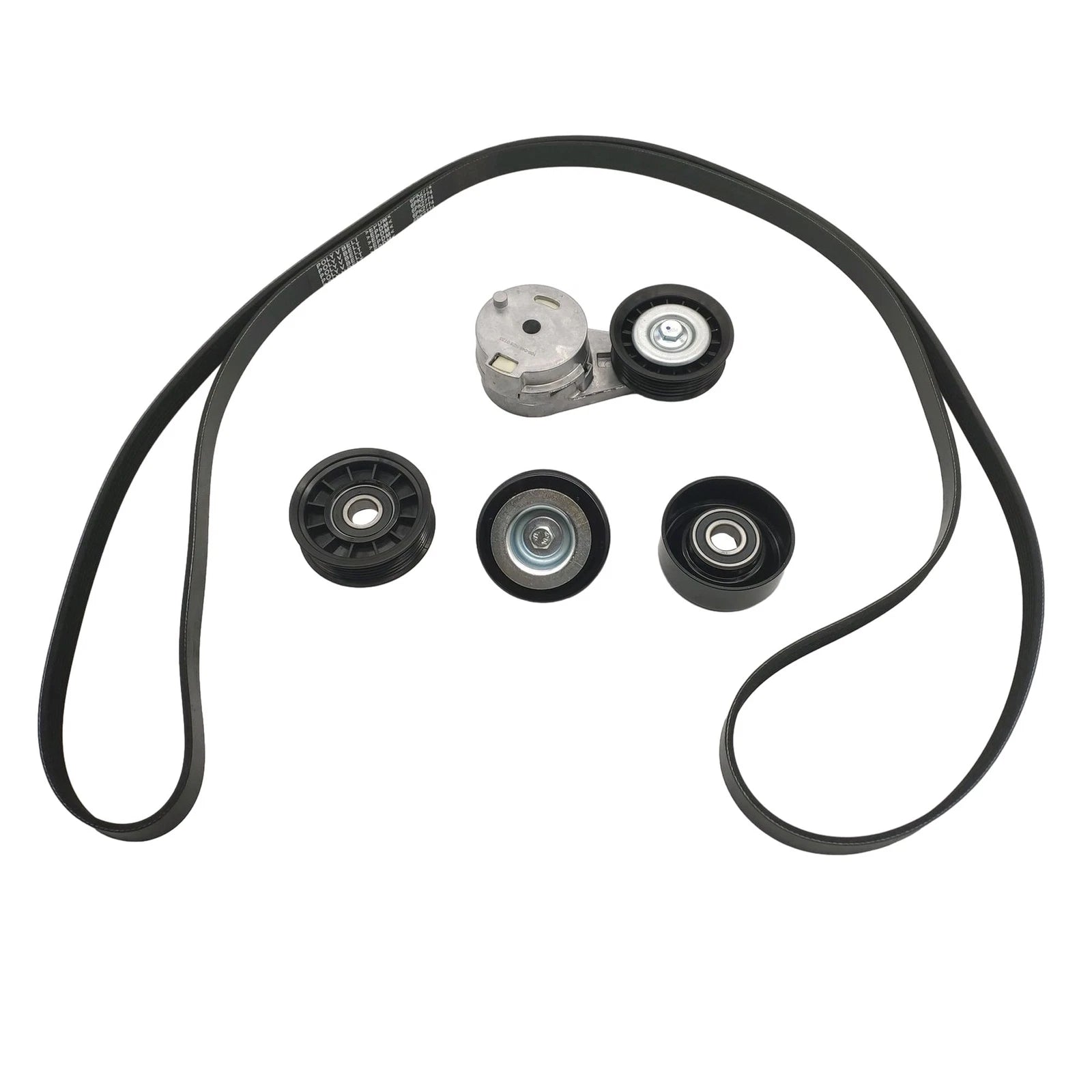 Serpentine Belt Tensioner Pulley Kit for Chevy Malibu Impala (2008–2012)