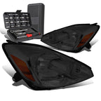 Pair of Smoked/Amber Side Headlights for Toyota Sienna (2004–2005)
