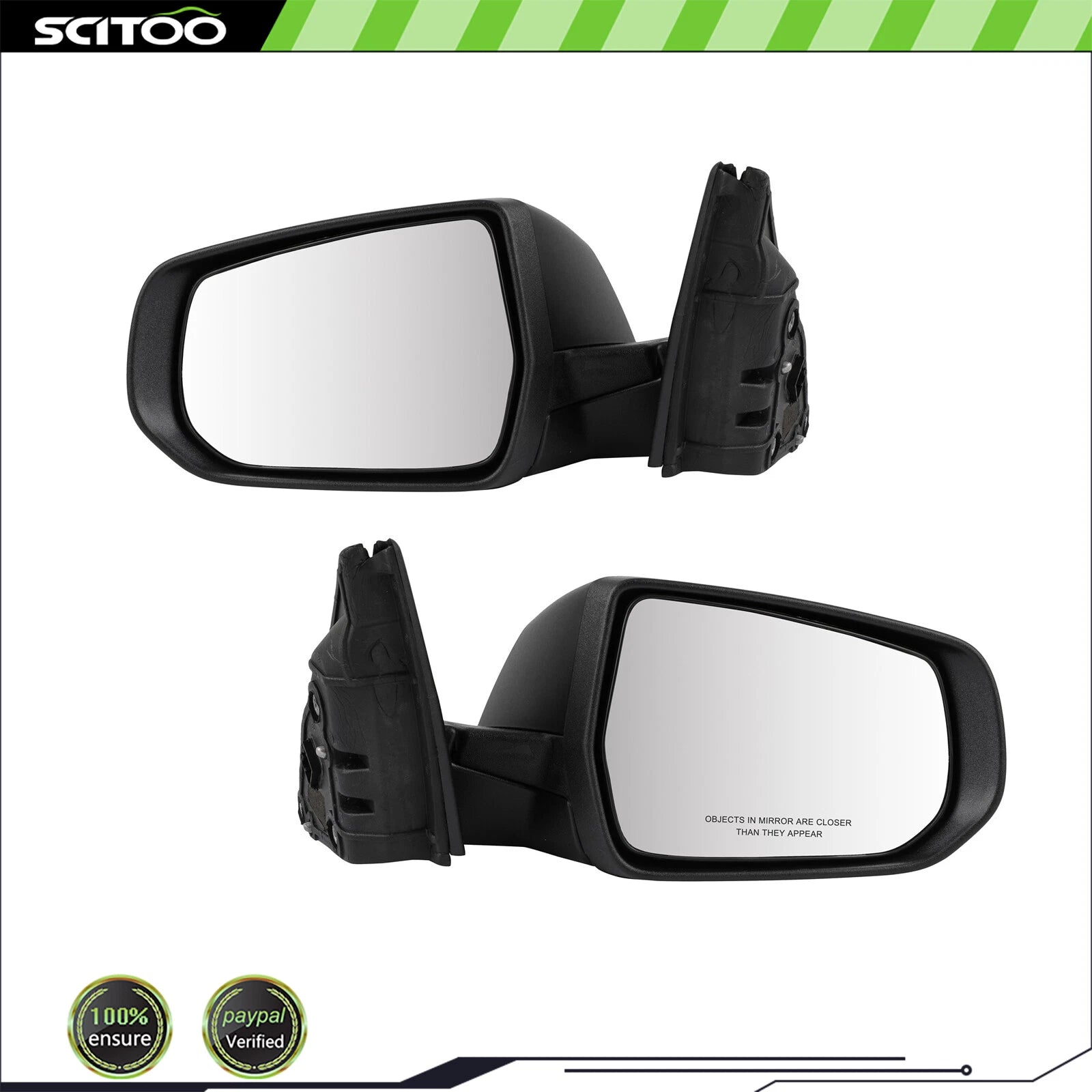 Driver & Passenger Side Door Mirror for Chevrolet Malibu (2016–2021)