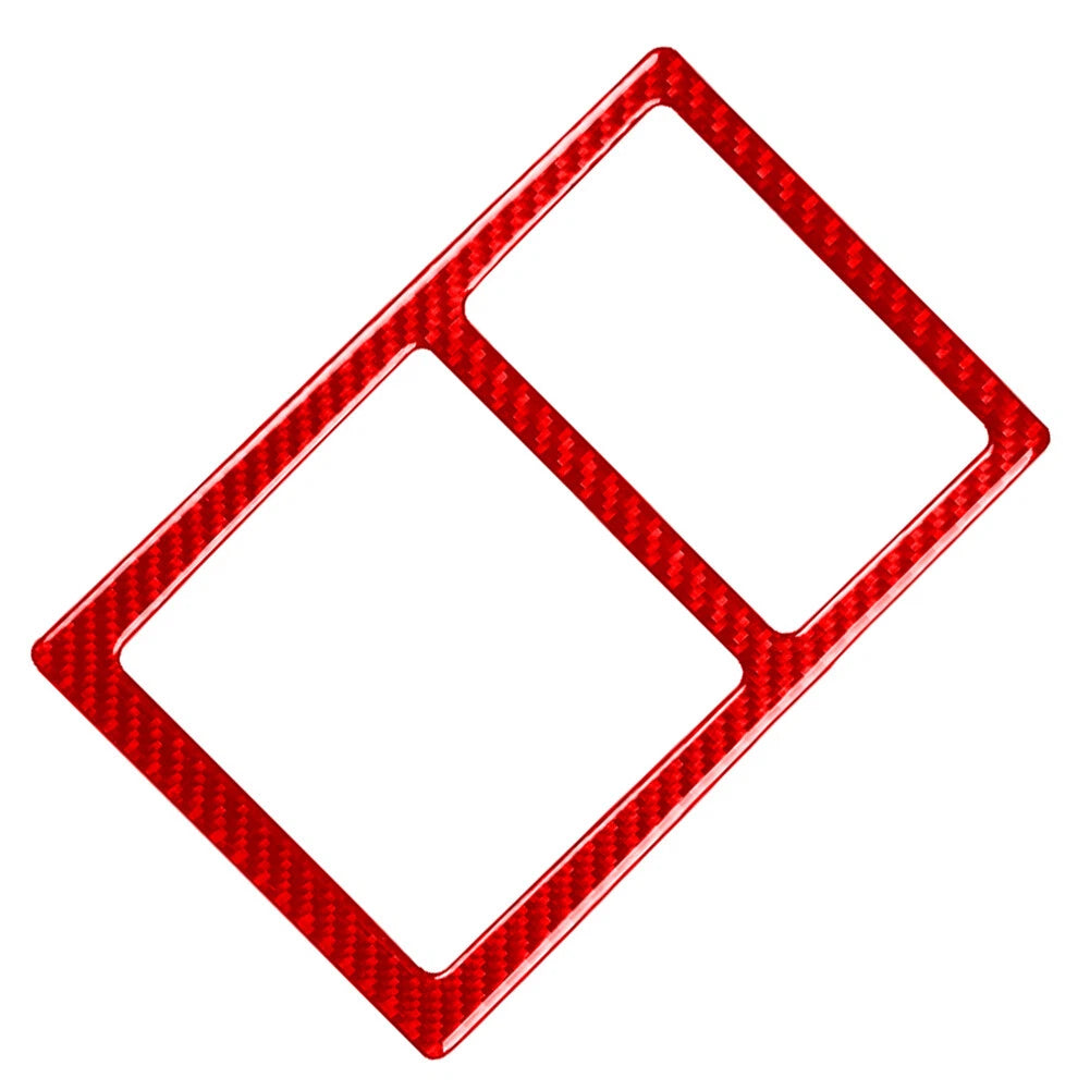 Rear Console Panel Frame Cover Trim for Volkswagen Passat B5 (2001–2005) Red