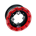 2X DWT ROK'N LOK Front Red Beadlock Rim Wheel 10" 10x5 4/156 for Predator 500 (2015–2023)