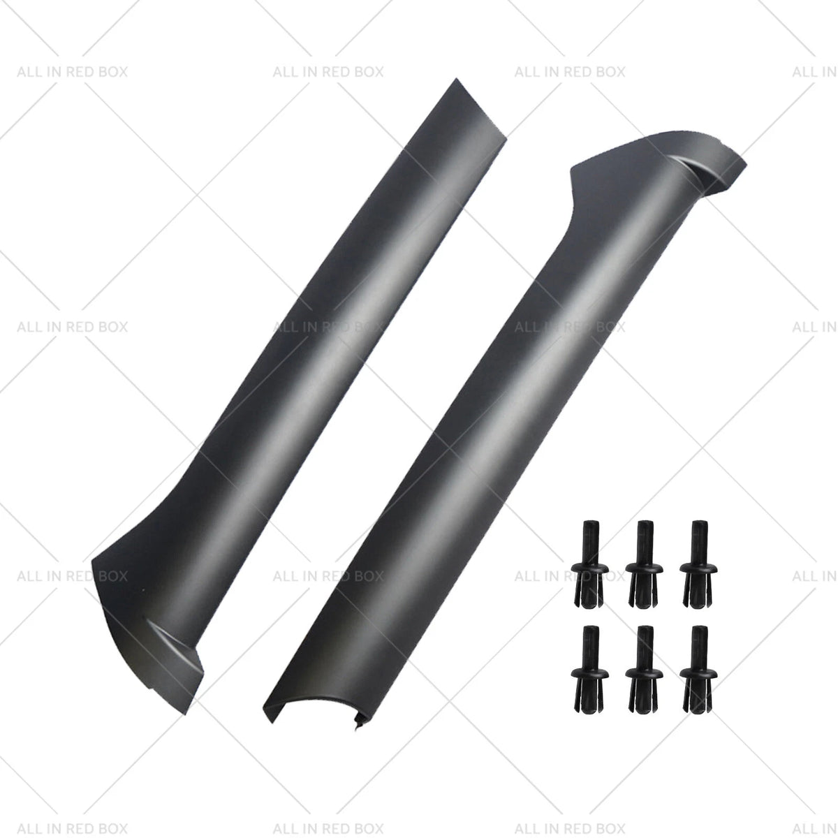 Pair Windscreen Pillar Moldings with Rivets for Land Rover Discovery 2 (1999–2004)