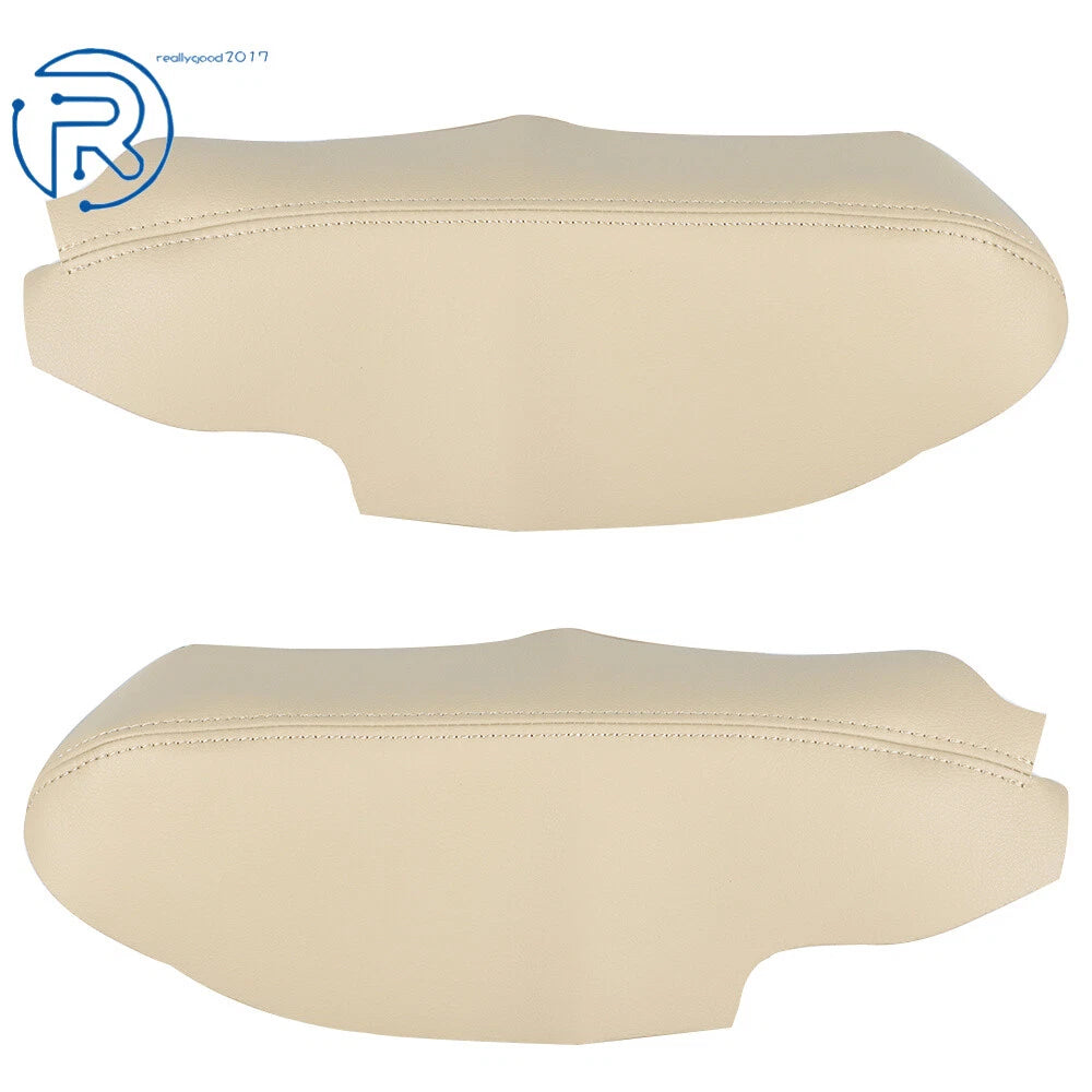 Beige Leather Synthetic Door Panel Armrest Cover for Acura TSX (2009-2014)