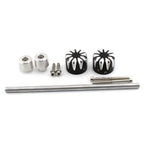 Front Axle Nut Cover Cap Installation Kit for Harley Davidson (All Years)