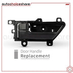 Front Left Interior Door Handle for Hyundai Veracruz (2007–2012) Black