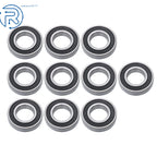 10Pcs 6208-2RS Deep Groove Ball Bearing 40mm ID 80mm OD 18mm Deep