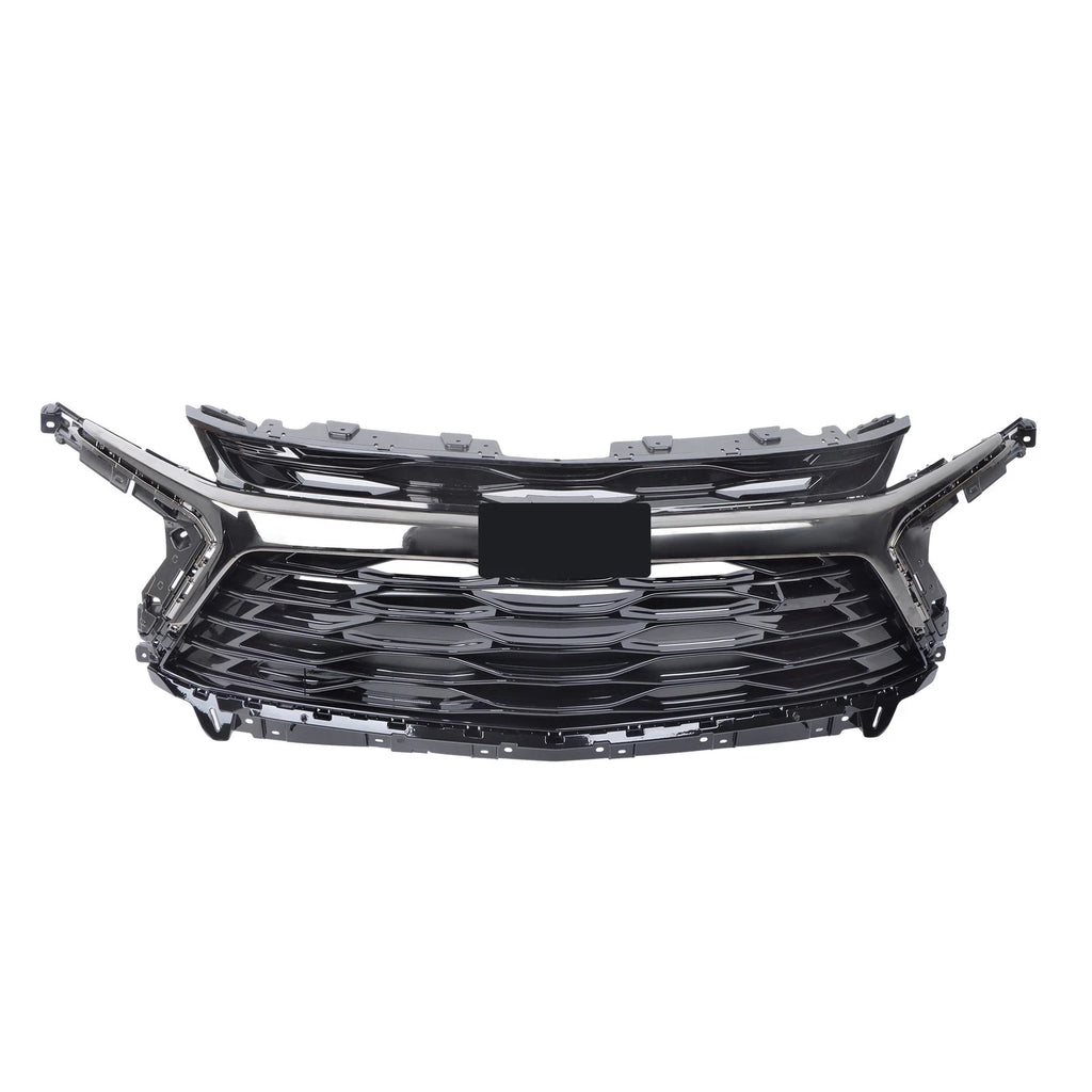 Front Bumper Grille for Chevy Blazer RS (2023-2025) Chrome Black